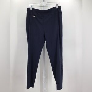 Alfani Womens Tummy Control Pull On Stretch Capri Pants Size 14P Petites NWT